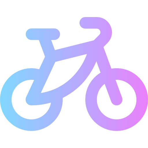 Bicycle Super Basic Rounded Gradient icon