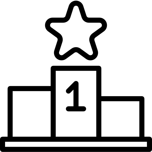 podio srip Lineal icono