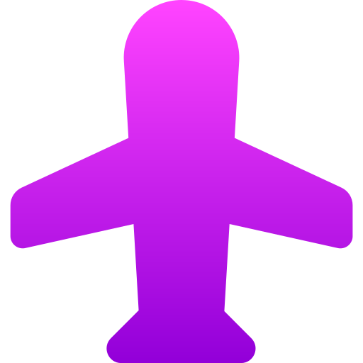 avión Generic gradient fill icono