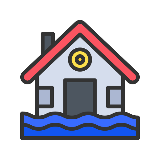 Flood Generic color lineal-color icon