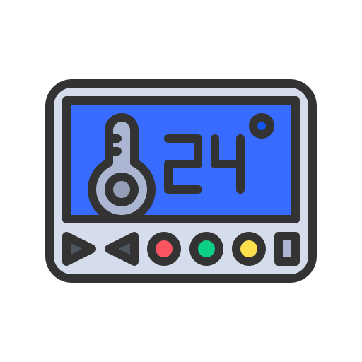 Thermostat Generic color lineal-color icon