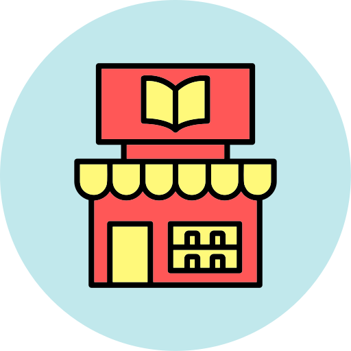 boekwinkel Generic color lineal-color icoon