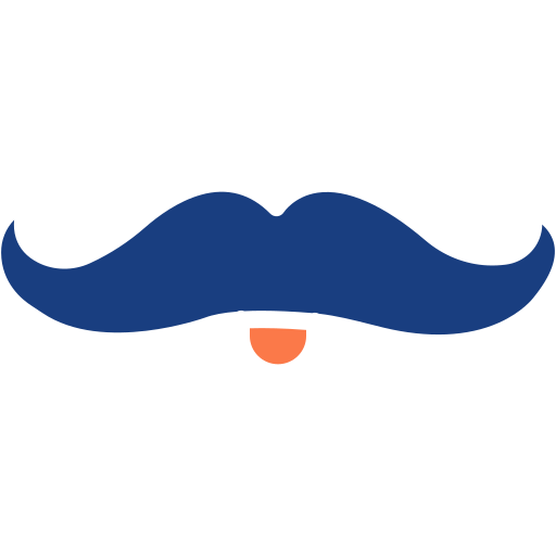 moustache Generic color fill Icône