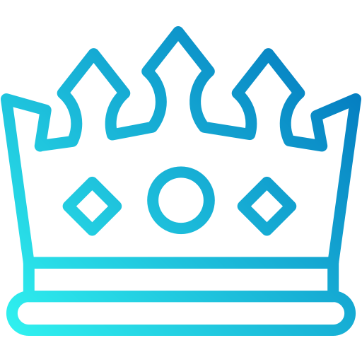 왕의 왕관 Generic gradient outline icon