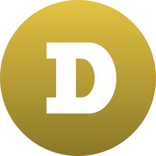 Dogecoin Generic gradient fill icon