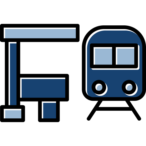 駅 Generic color lineal-color icon