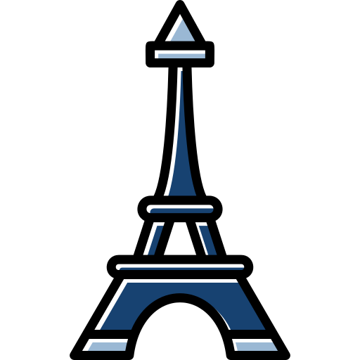 wieża eiffla Generic color lineal-color ikona