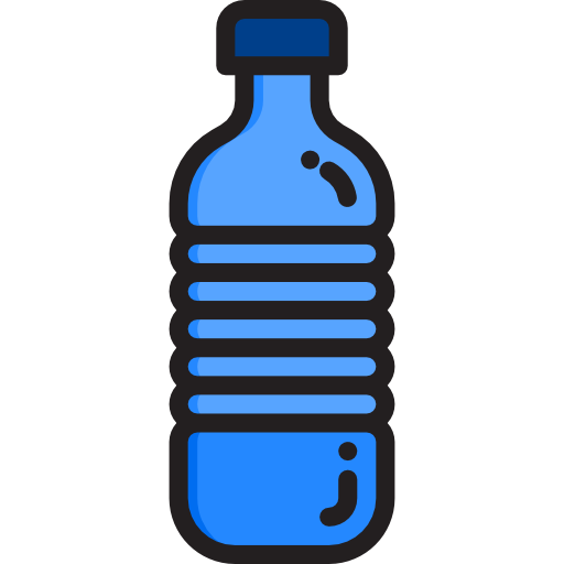 garrafa de agua srip Lineal Color Ícone