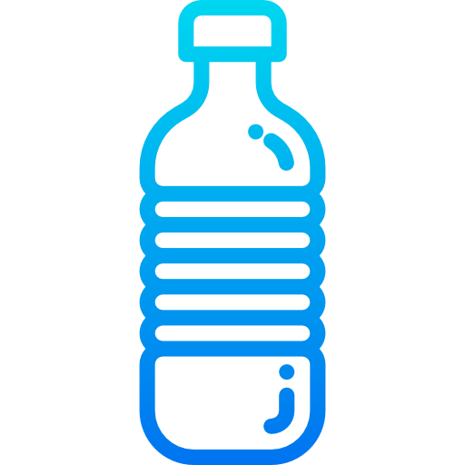 Бутылка с водой srip Gradient иконка