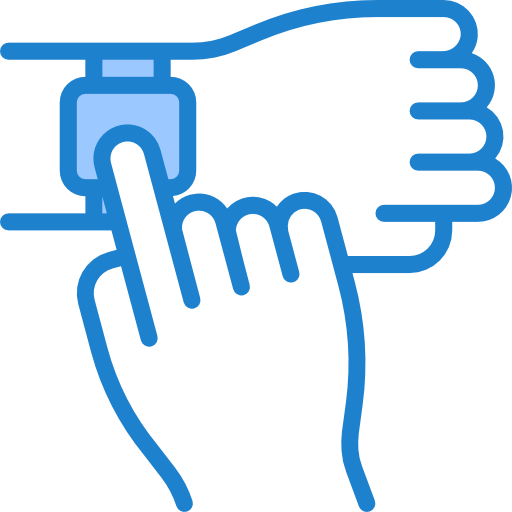 손목 시계 srip Blue icon