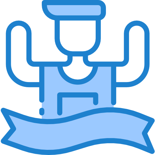 línea de meta srip Blue icono