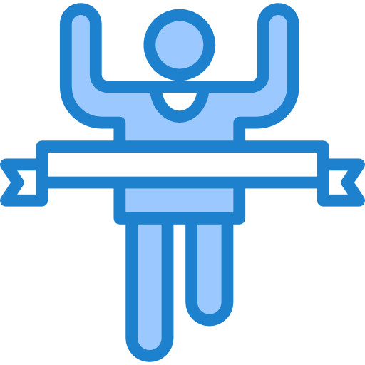 결승선 srip Blue icon