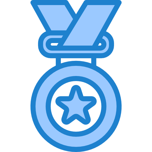 Медаль srip Blue иконка
