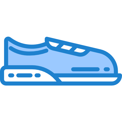 zapato srip Blue icono
