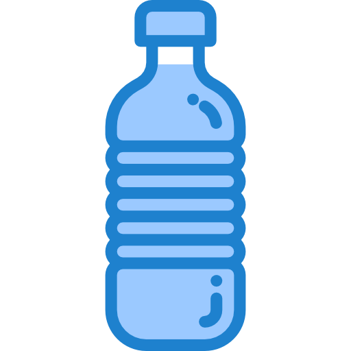 Бутылка с водой srip Blue иконка