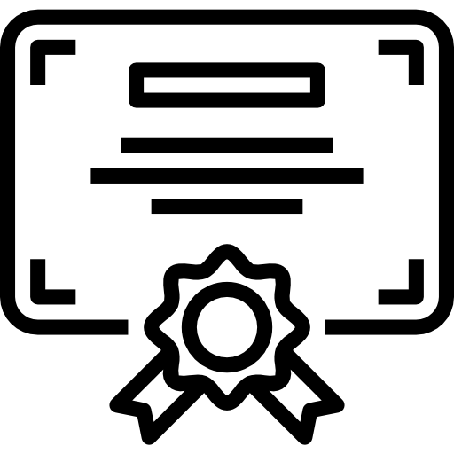 dyplom srip Lineal ikona