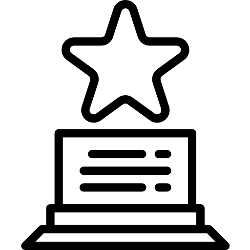 트로피 srip Lineal icon
