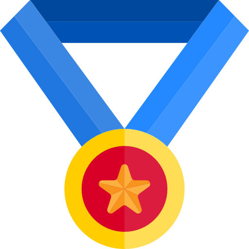 Medal srip Flat icon