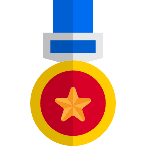 medal srip Flat ikona