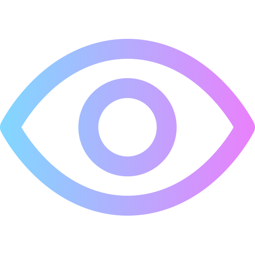 빨간 눈 Super Basic Rounded Gradient icon