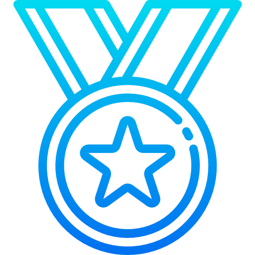 Medal srip Gradient icon