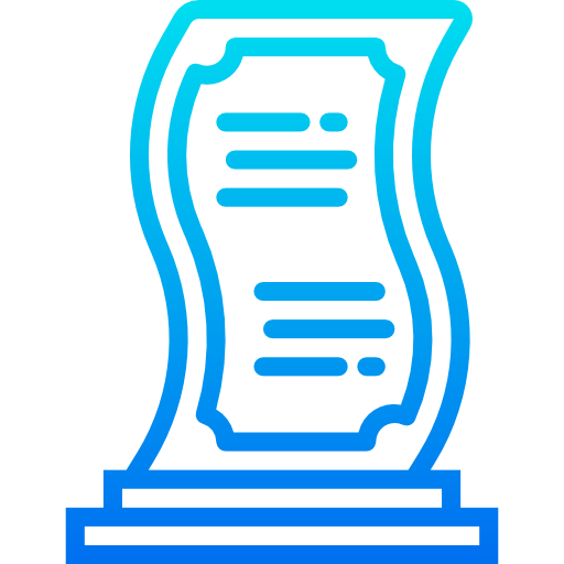 trofee srip Gradient icoon