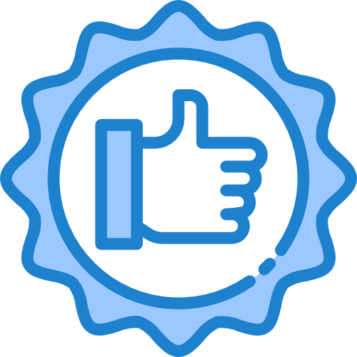 Badge srip Blue icon
