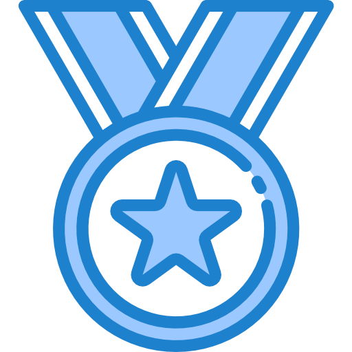 メダル srip Blue icon