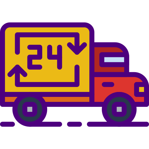 Delivery truck prettycons Lineal Color icon