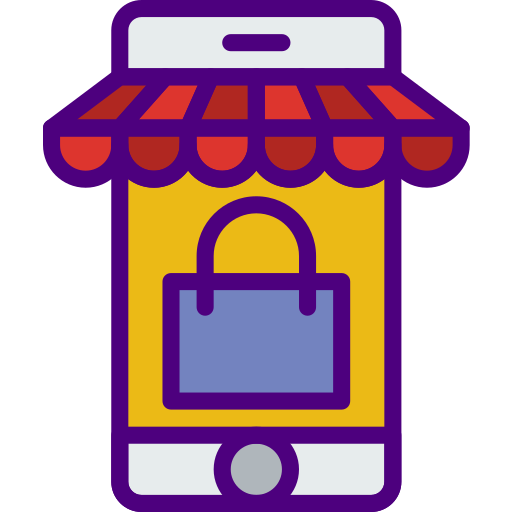 Mobile shop prettycons Lineal Color icon