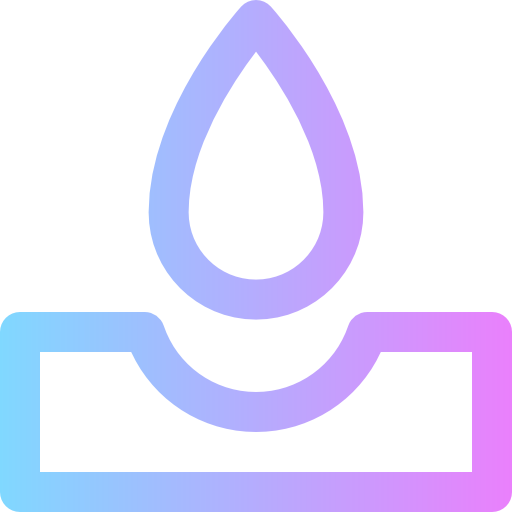 agua Super Basic Rounded Gradient icono