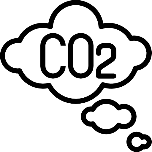 이산화탄소 srip Lineal icon