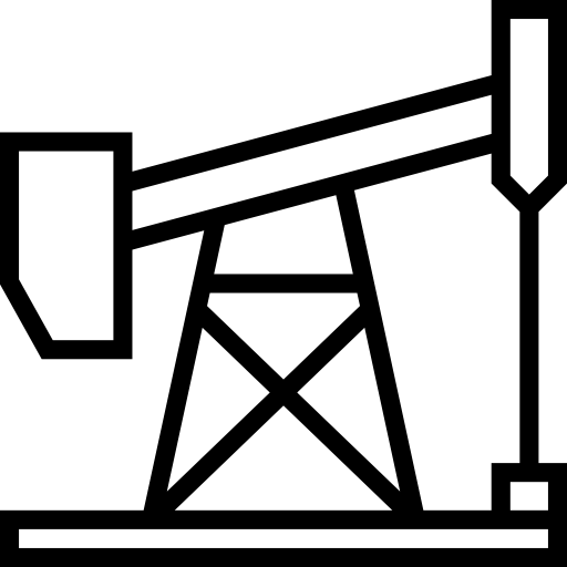 펌프 잭 srip Lineal icon