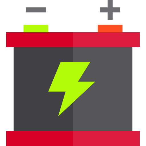 Battery srip Flat icon