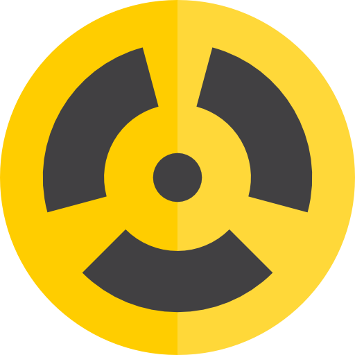 jądrowy srip Flat ikona