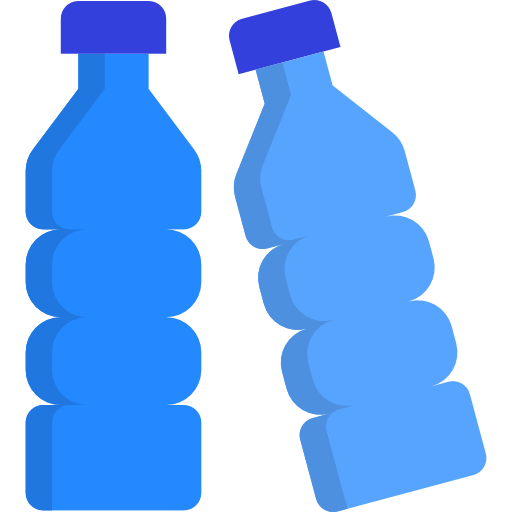 plastikowa butelka srip Flat ikona
