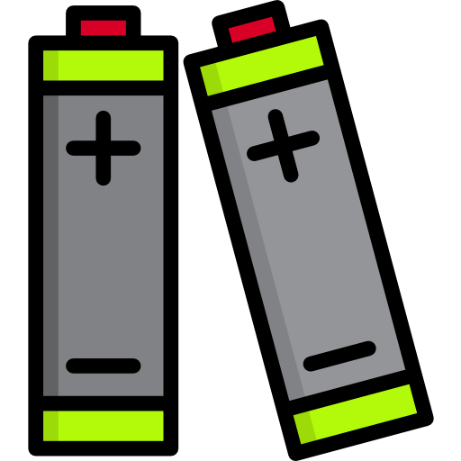batería srip Lineal Color icono