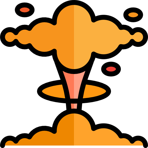 explosión srip Lineal Color icono
