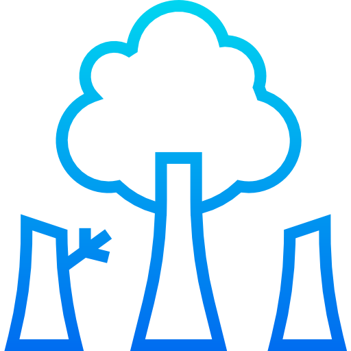 deforestazione srip Gradient icona