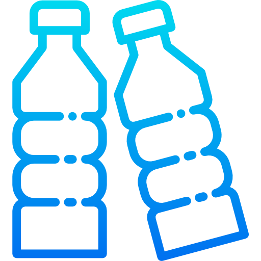 Пластиковая бутылка srip Gradient иконка