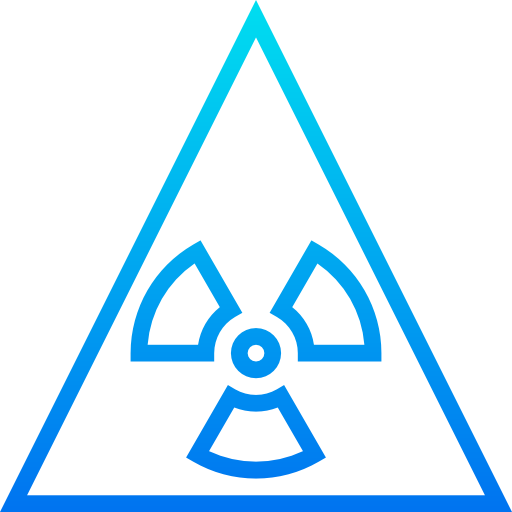 放射性物質 srip Gradient icon