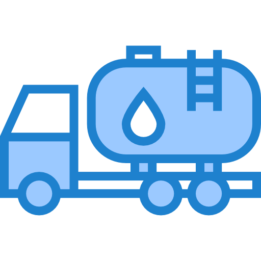 石油トラック srip Blue icon