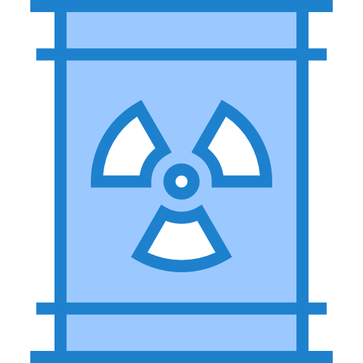 radioaktiv srip Blue icon