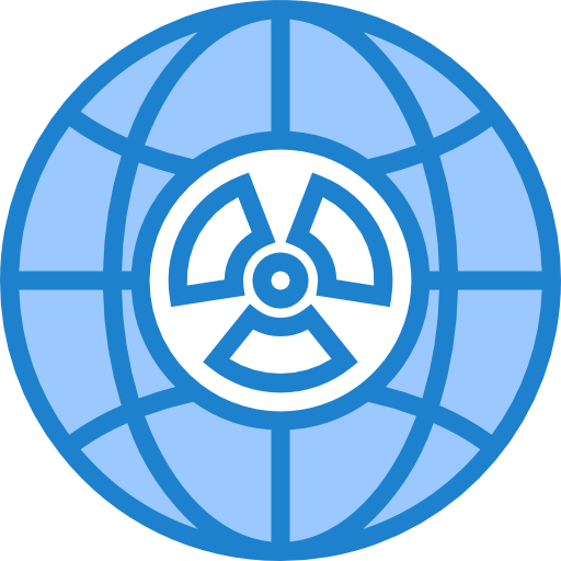 放射能 srip Blue icon