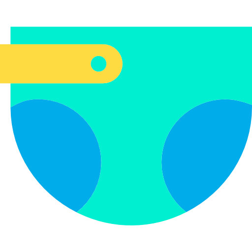 Diaper Kiranshastry Flat icon