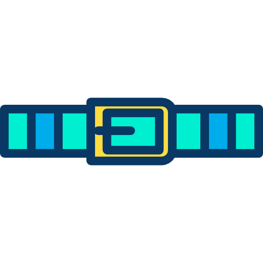 cinturón Kiranshastry Lineal Color icono