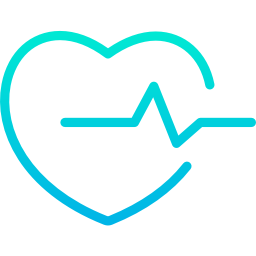 Heart rate Kiranshastry Gradient icon
