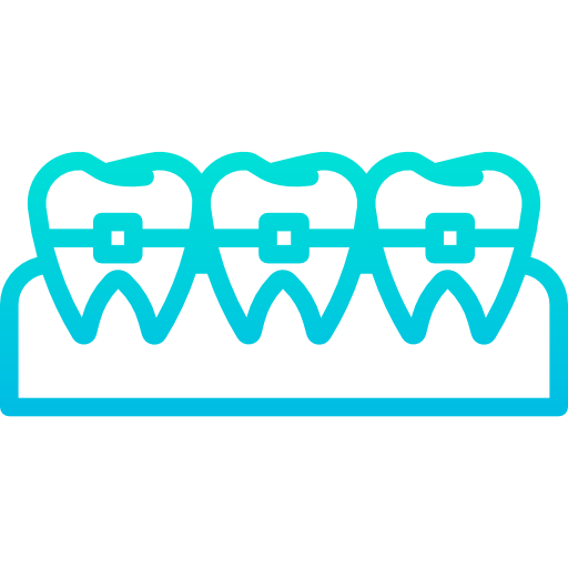 Зубы Kiranshastry Gradient иконка