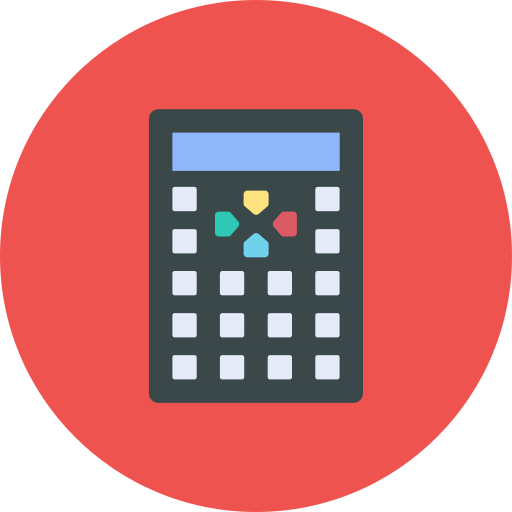 calculadora Generic color fill icono