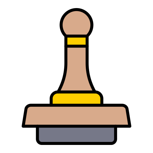 sello de goma Generic color lineal-color icono